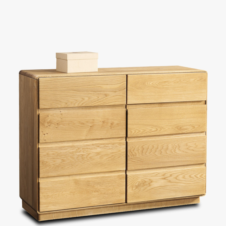 Tölgyfa hálószobai komód, Helsinki 44 ON  - 8