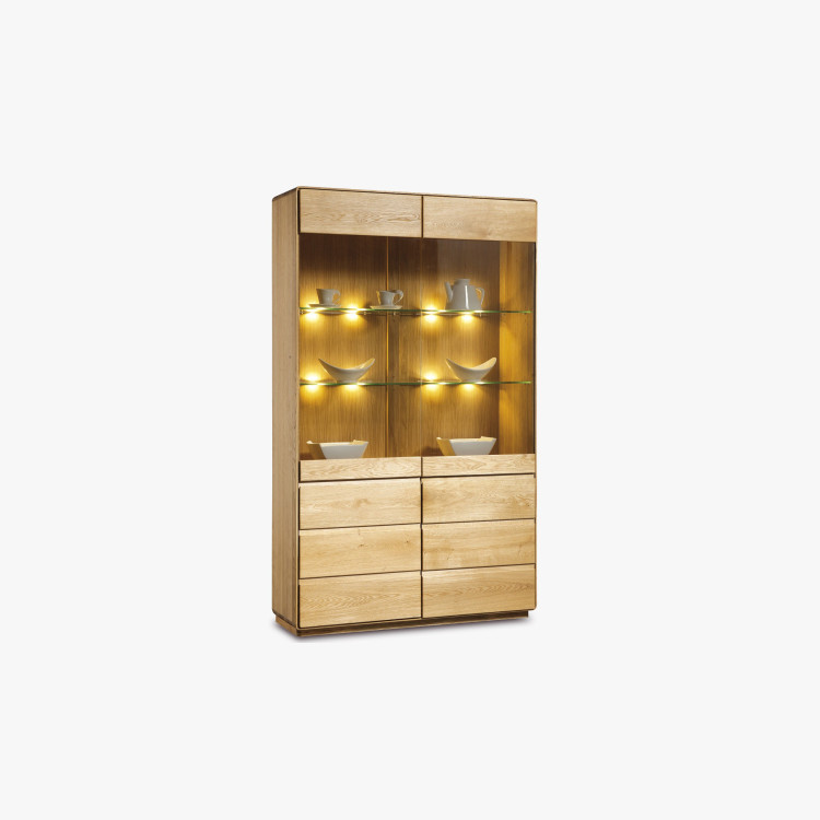 Luxus tölgy vitrin, helsinki 12 DP  - 1