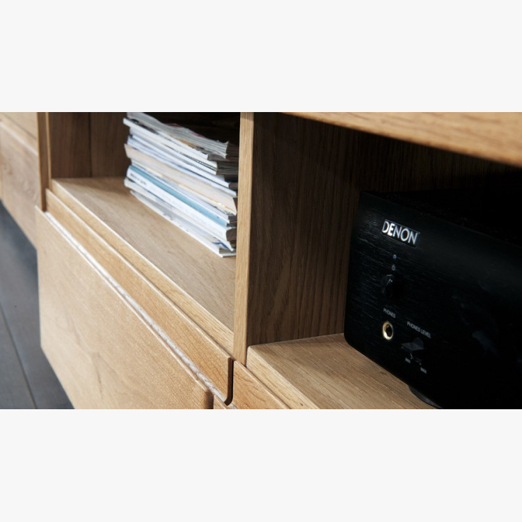 TV-szekrény tölgyfából, Helsinki 25 DP  - 1