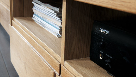 TV-szekrény tölgyfából, Helsinki 25 DP  - 1