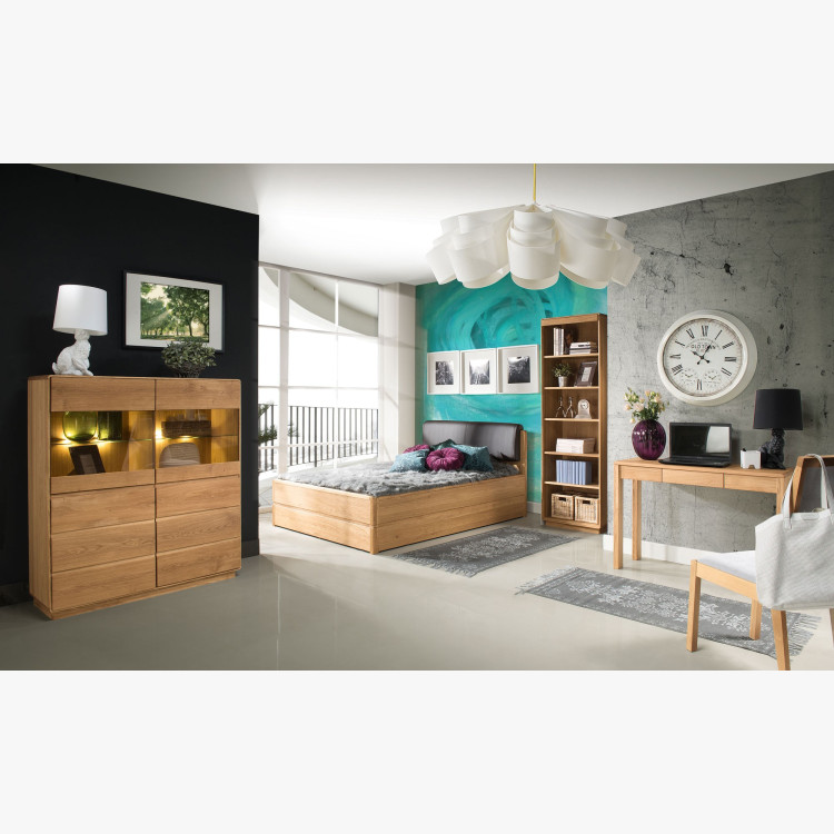 Tölgy vitrinszekrény típus 48 Helsinki ON  - 1