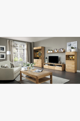 Masszív tévékomód tölgyfából, Helsinki 22 ON  - 0 2