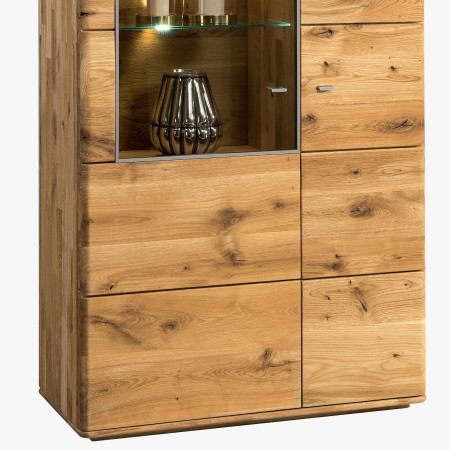 Magas, keskeny komód szélesebb üveges résszel, TÍPUS 12  - 11