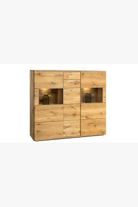 Magas és hosszú komód két üvegezett ablakkal, 47 ON típus  - 0 2