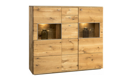 Magas és hosszú komód két üvegezett ablakkal, 47 ON típus  - 1