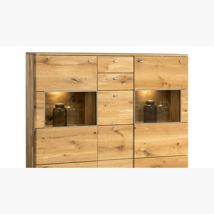 Magas és hosszú komód két üvegezett ablakkal, 47 ON típus  - 2