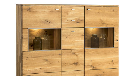 Magas és hosszú komód két üvegezett ablakkal, 47 ON típus  - 2