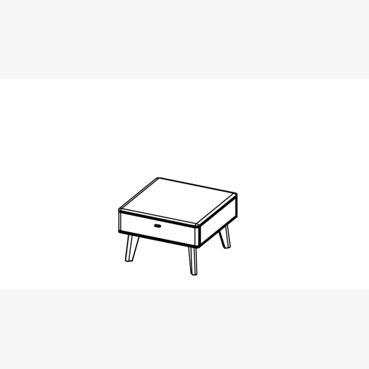 Retro konferenciaasztal tölgyfából, Texas típus 66 ON  - 1