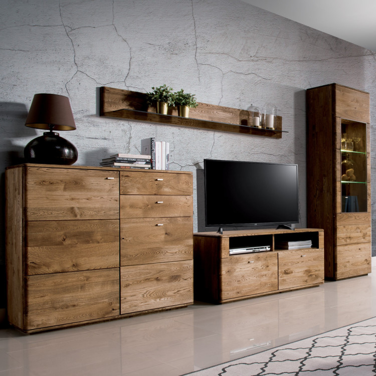 Magas tölgyfa komód nappaliba, 46 ON típus  - 11