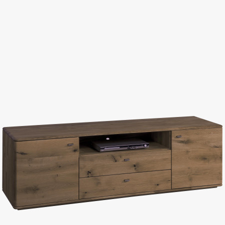 Hosszú TV-állvány, tömör tölgy, TYP 25 DP  - 0