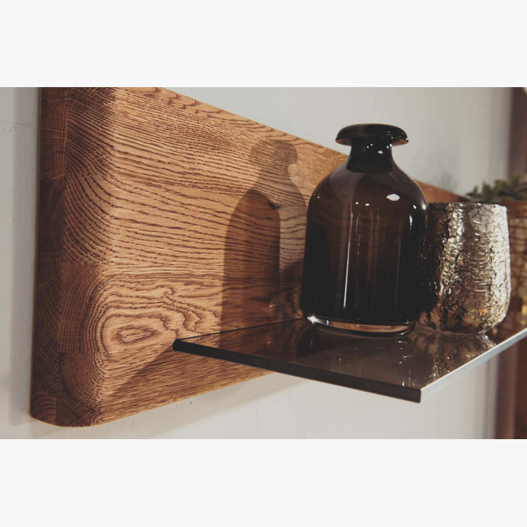 Tölgyfa magas komód a nappaliba, TYP 46 DP  - 11