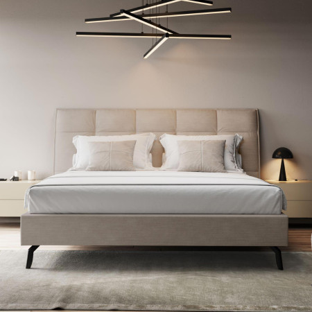 Szövetágy tárolóhellyel 160 x 200 cm  - 2