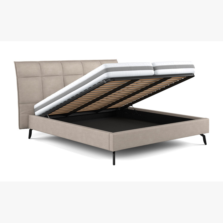 Szövetágy tárolóhellyel 160 x 200 cm  - 9