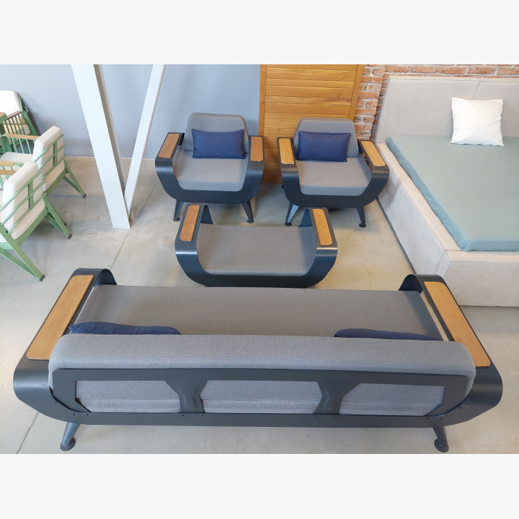 Luxus alumínium kerti ülőgarnitúra  - 1