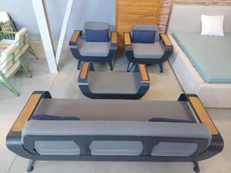 Luxus alumínium kerti ülőgarnitúra  - 1