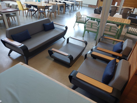 Luxus alumínium kerti ülőgarnitúra  - 3