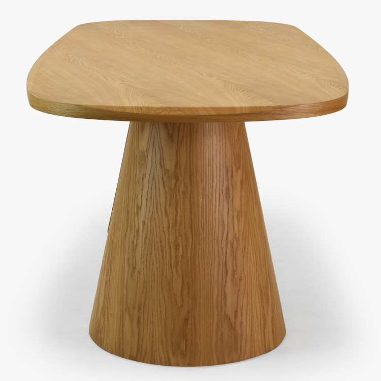 Design asztal tölgy 200 x 100 cm  - 4