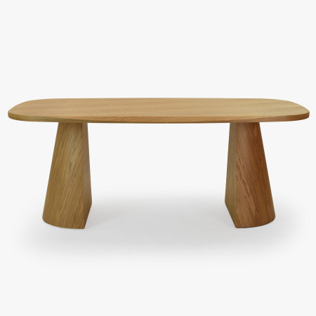 Design asztal tölgy 200 x 100 cm  - 6