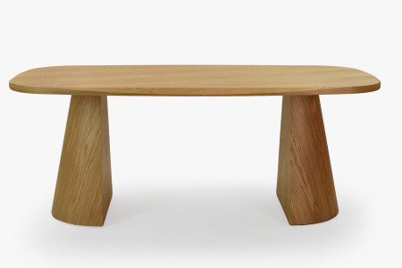 Design asztal tölgy 200 x 100 cm  - 7