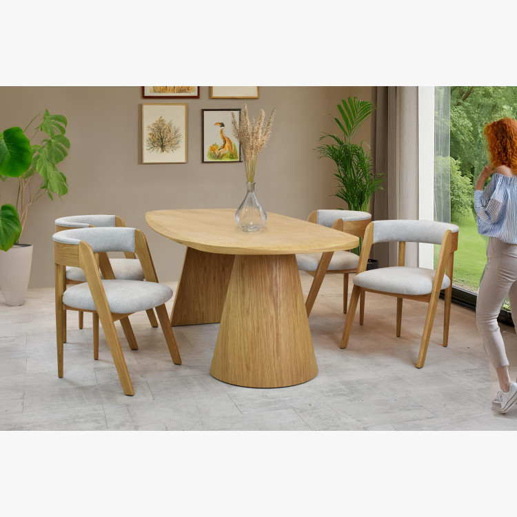 Design asztal tölgy 200 x 100 cm  - 14