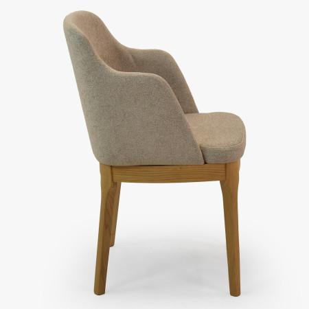 Szürkésbarna tölgyfa szék  - 4