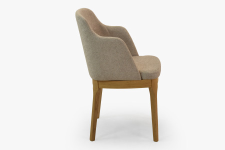 Szürkésbarna tölgyfa szék  - 5