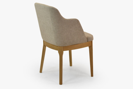 Szürkésbarna tölgyfa szék  - 7