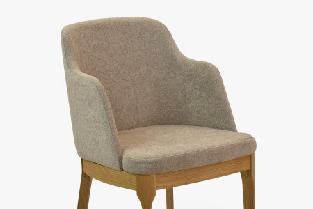 Szürkésbarna tölgyfa szék  - 9