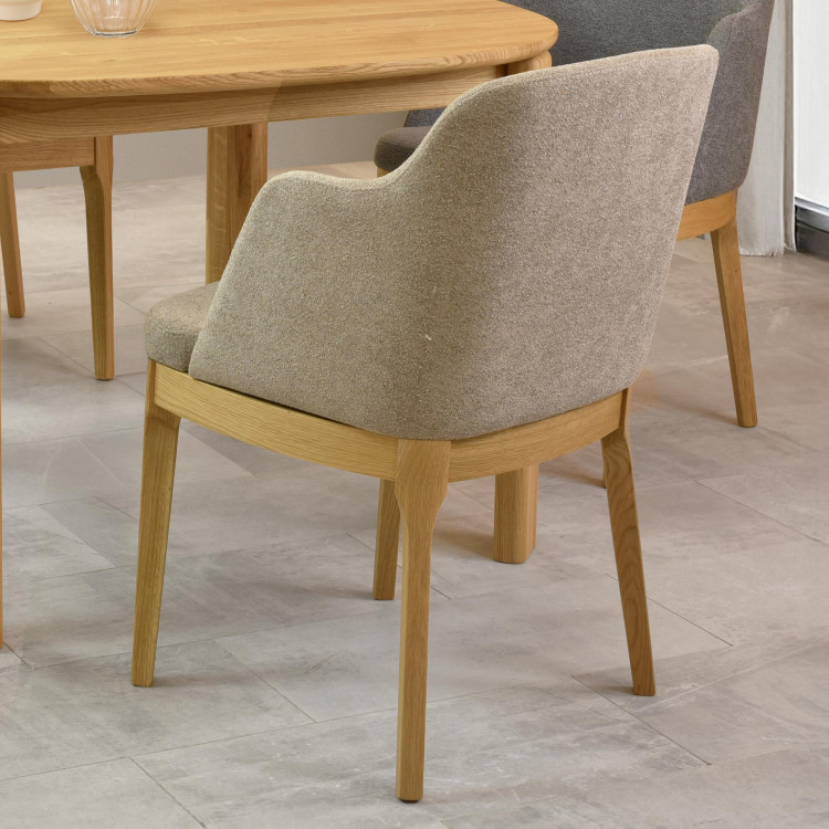 Szürkésbarna tölgyfa szék  - 13