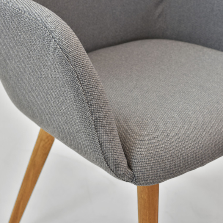 Tervezési szék karfákkal, Sky világosszürke  - 8