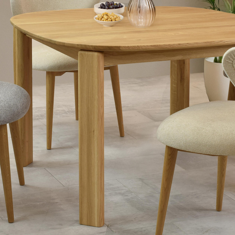 Bővíthető fa étkezőasztal 110-160 cm  - 6