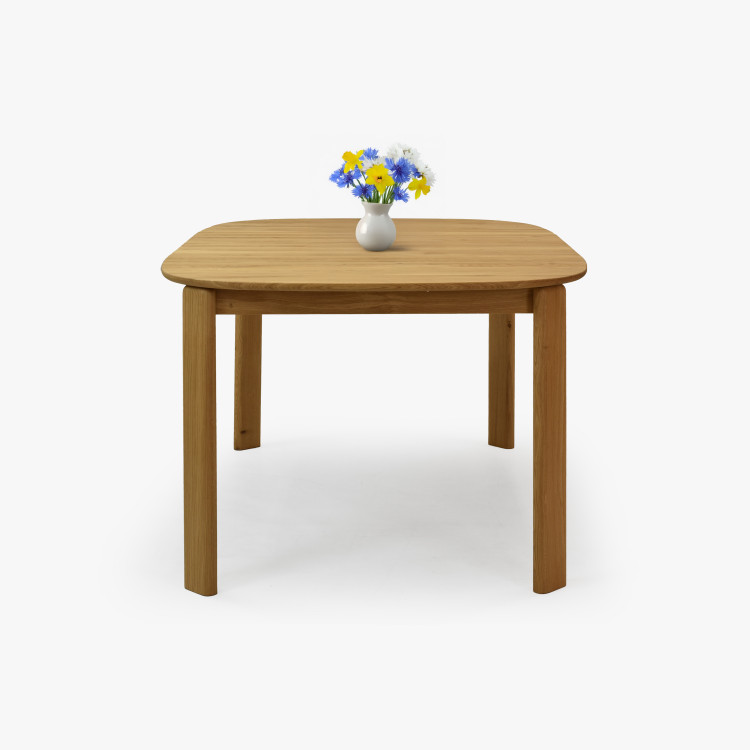 Bővíthető fa étkezőasztal 110-160 cm  - 9