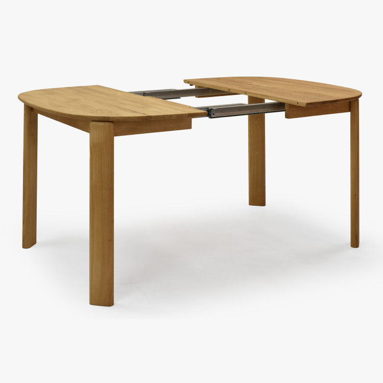 Bővíthető fa étkezőasztal 110-160 cm  - 16