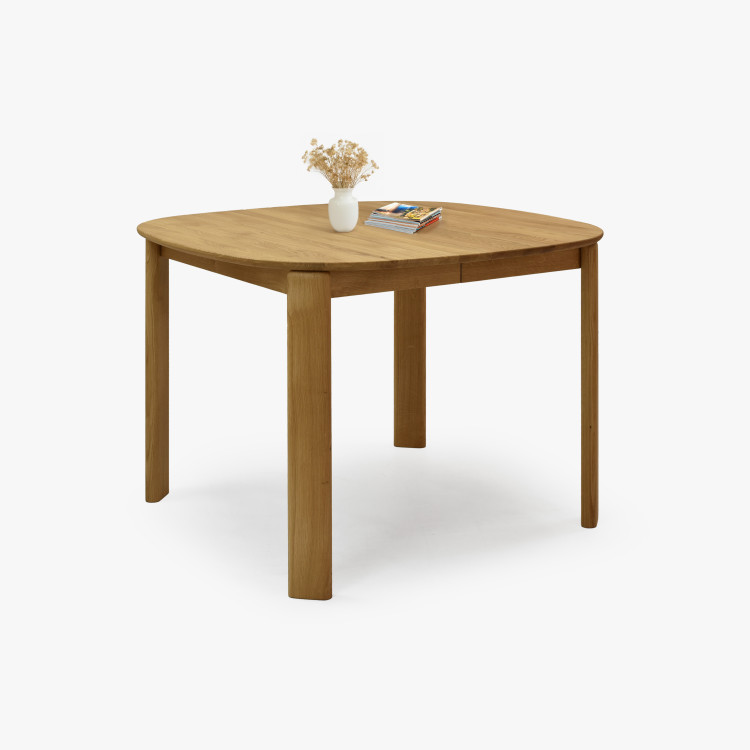 Bővíthető fa étkezőasztal 110-160 cm  - 20