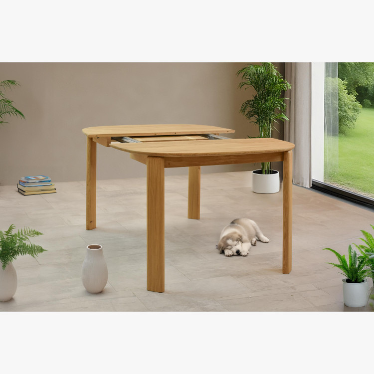 Bővíthető fa étkezőasztal 110-160 cm  - 22