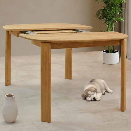 Bővíthető fa étkezőasztal 110-160 cm  - 23