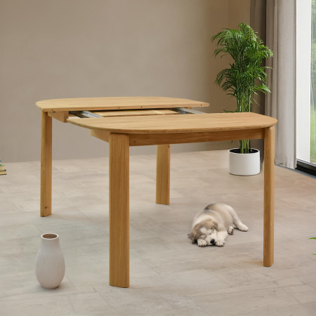 Bővíthető fa étkezőasztal 110-160 cm  - 24