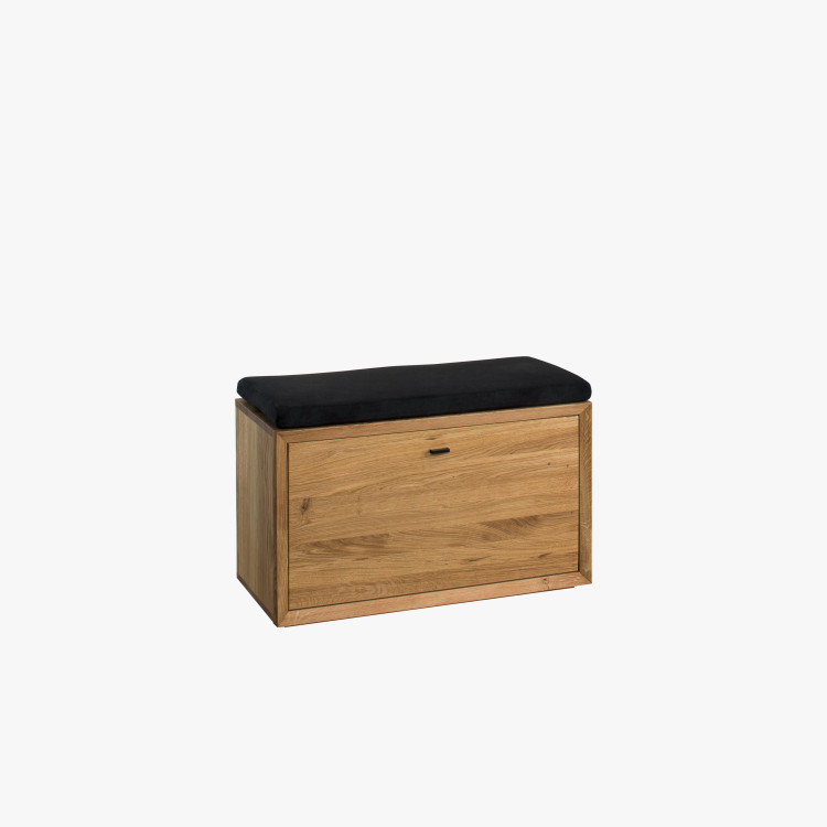 Cipősszekrény párnával, tölgy, Vilo 60  - 1