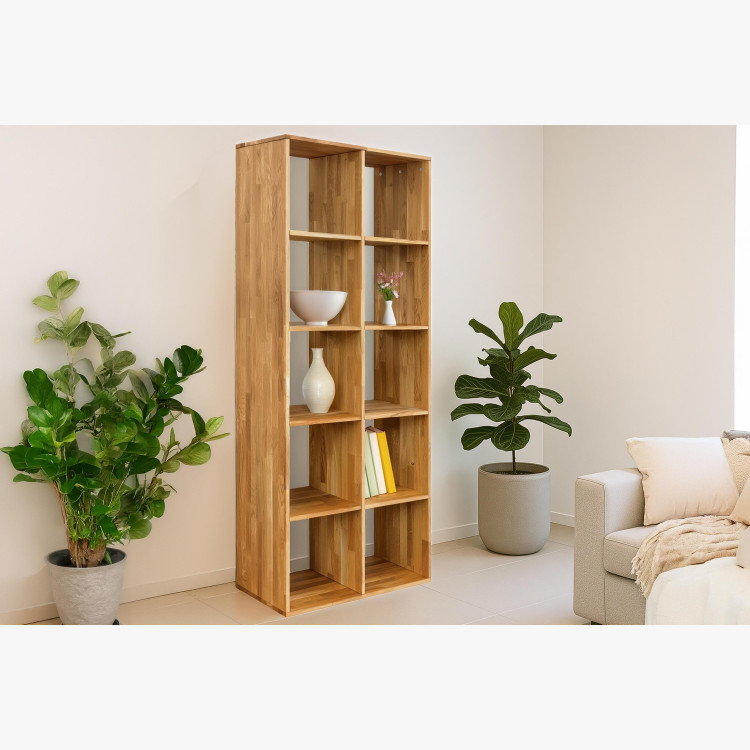 Tölgyfa polcos szekrény  - 3