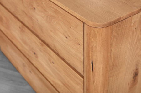 Dubfa fiókos komód 120 cm széles  - 3