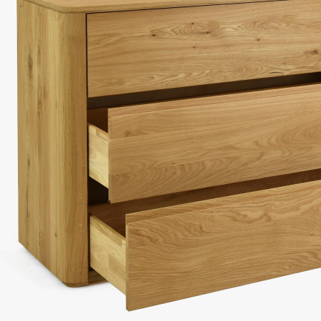 Dubfa fiókos komód 120 cm széles  - 6