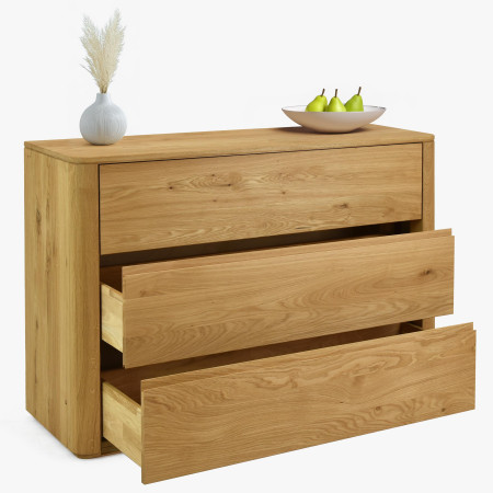 Dubfa fiókos komód 120 cm széles  - 7