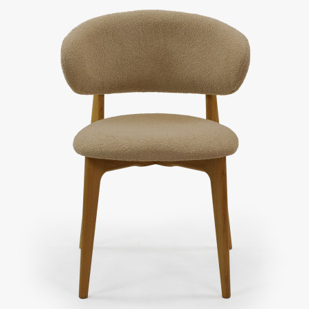 Prémium tölgyfa szék bézs kárpitozással  - 2