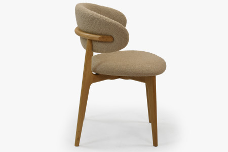 Prémium tölgyfa szék bézs kárpitozással  - 5