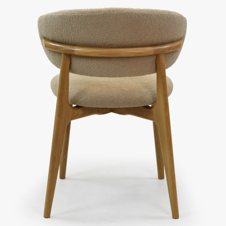 Prémium tölgyfa szék bézs kárpitozással  - 7