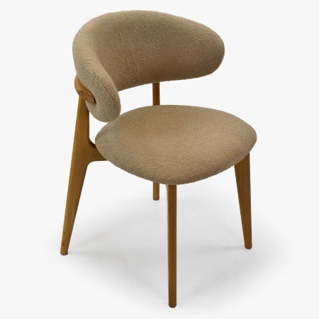 Prémium tölgyfa szék bézs kárpitozással  - 8