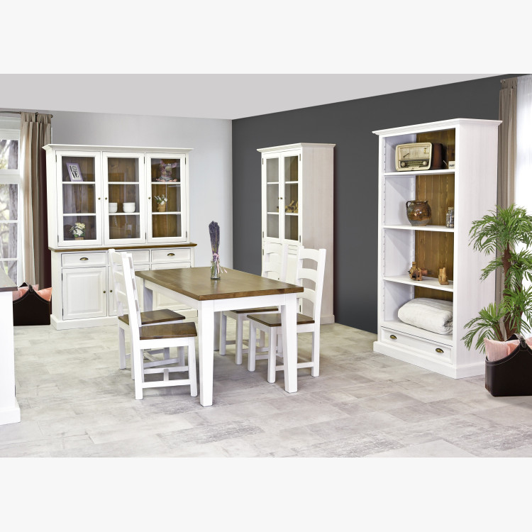 Masszív fa íróasztal provence stílusban, 47-es típus  - 5