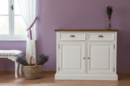 Kisebb fából készült komód Provence stílusban, France típus 44  - 5