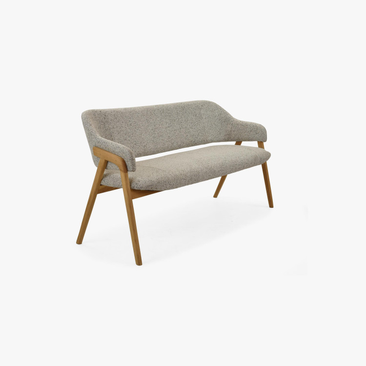 Lavice do jídelny v šedé barvě  - 7