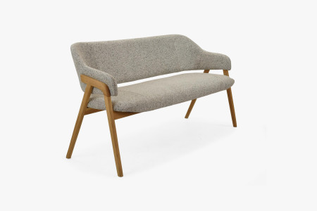 Lavice do jídelny v šedé barvě  - 7